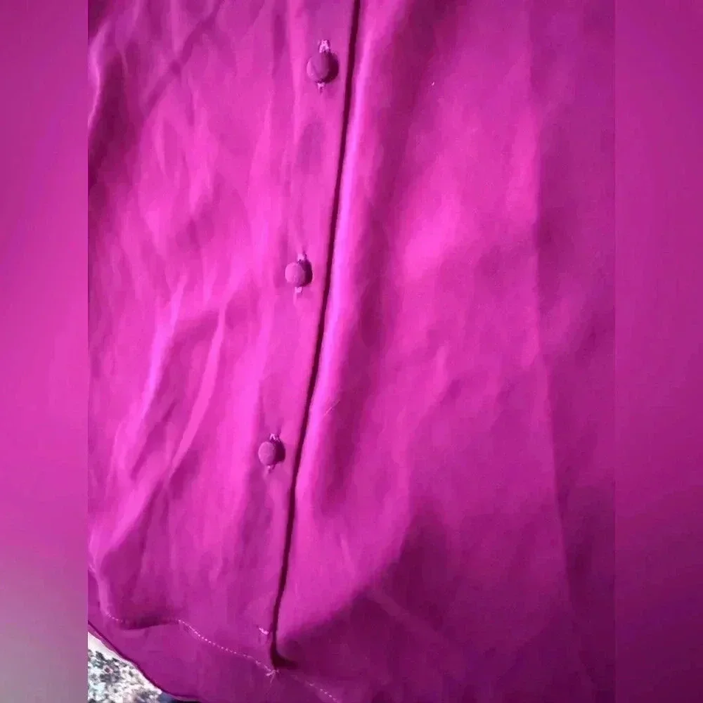 NWT REVOLVE Krisa Pink Tie Front Blouse Women’s Size XS 100% Polyester